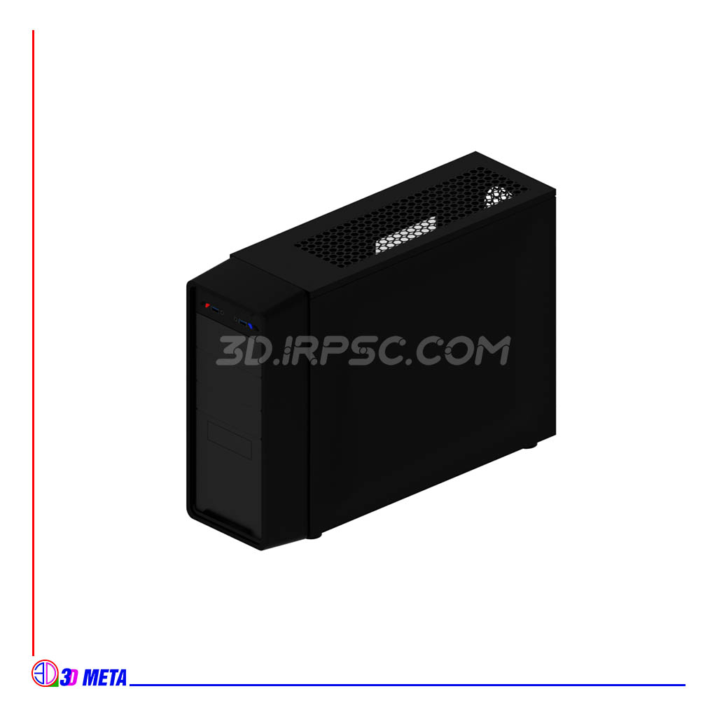 محصول مدل سه بعدی کیس کامپیوتر 