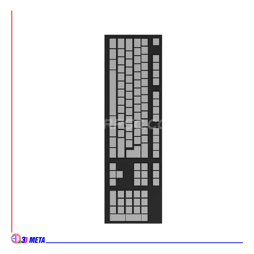 محصول مدل سه بعدی کیبورد 
