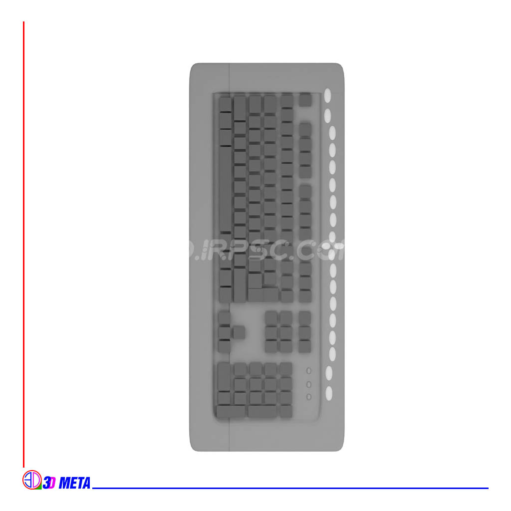 محصول مدل سه بعدی کیبورد 