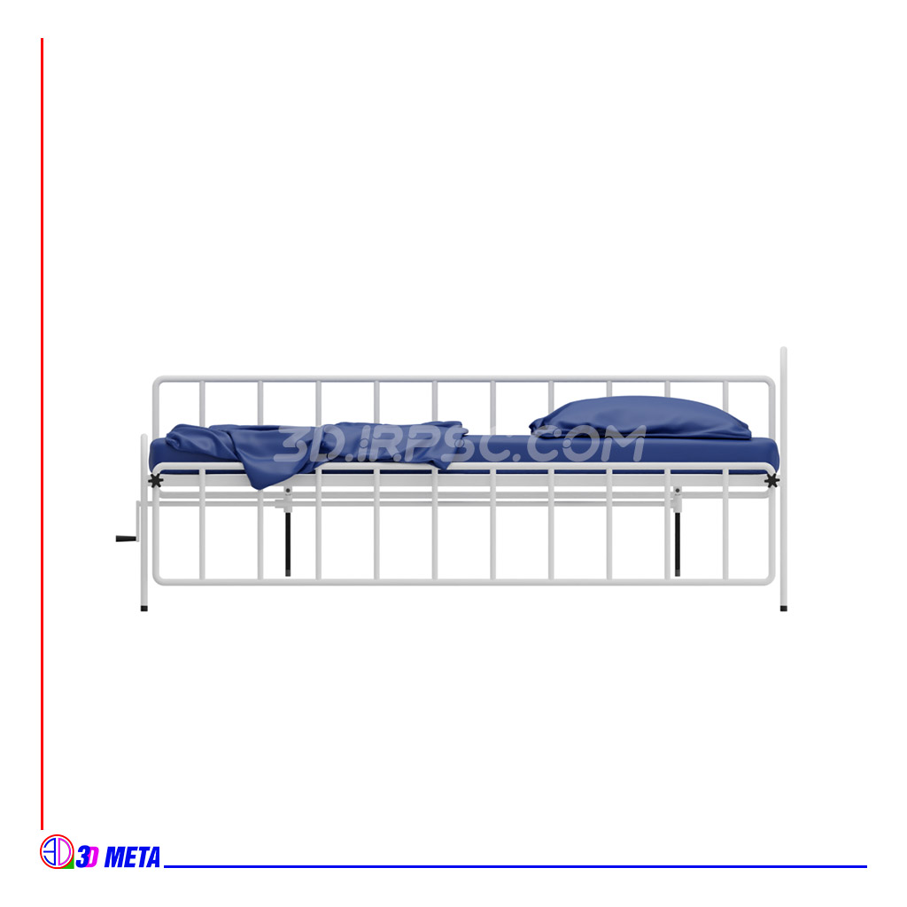 محصول مدل سه بعدی تخت بیمارستان 