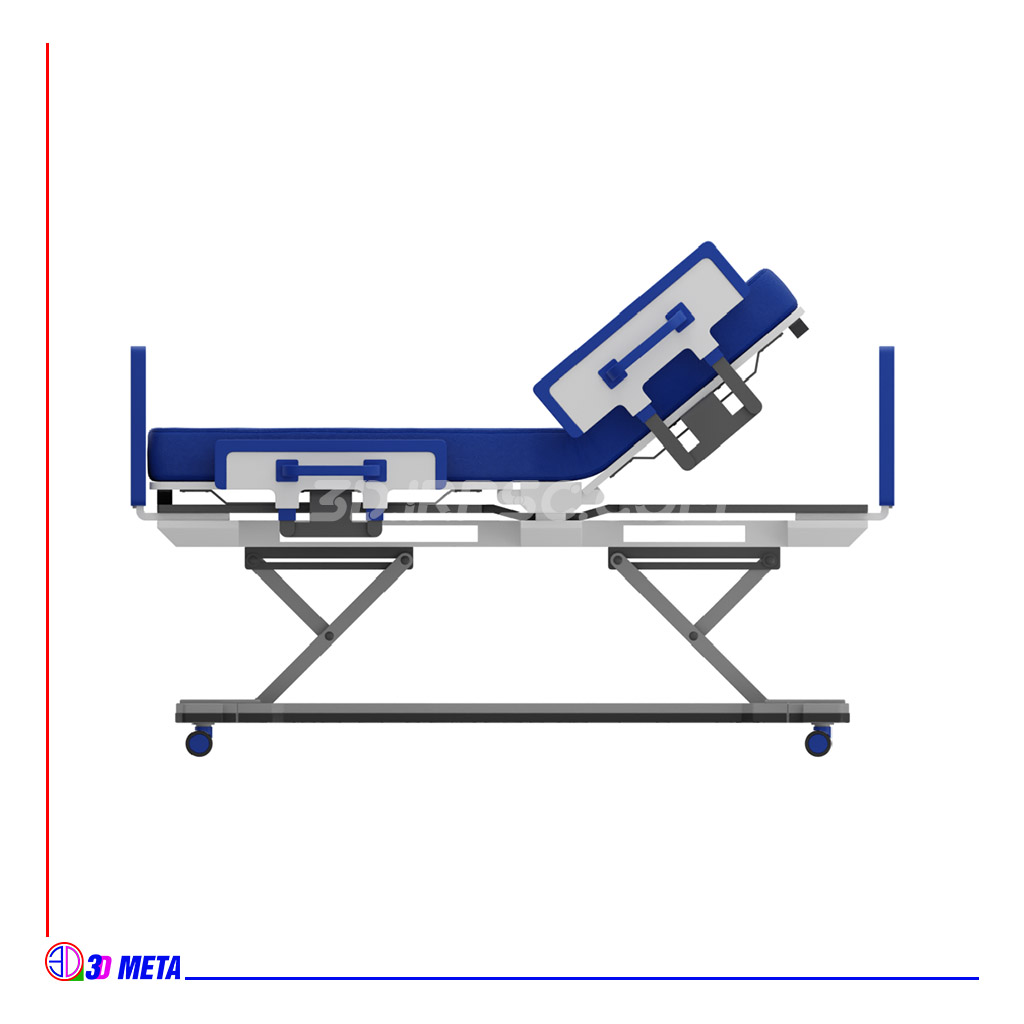 محصول مدل سه بعدی تخت بیمارستان 