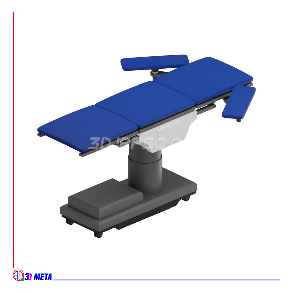 محصول مدل سه بعدی تخت بیمارستان 