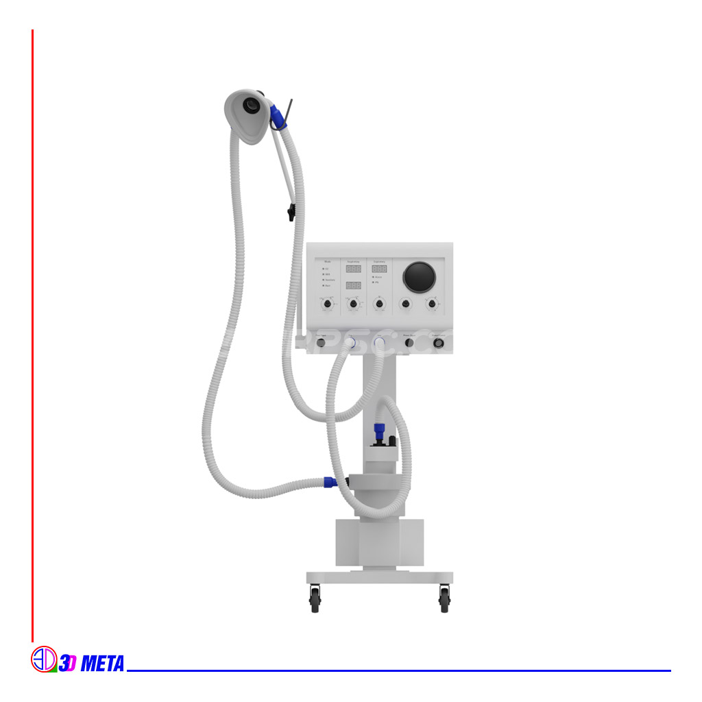 محصول مدل سه بعدی دستگاه تنفس 