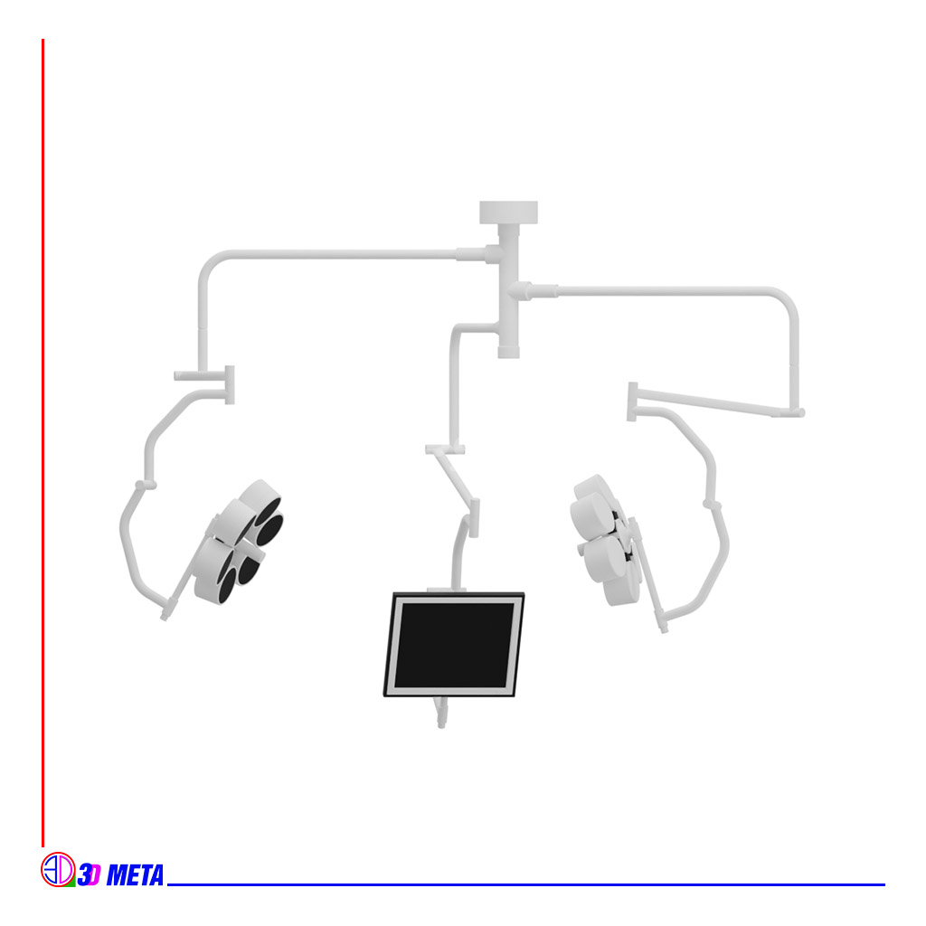 محصول مدل سه بعدی چراغ جراحی 