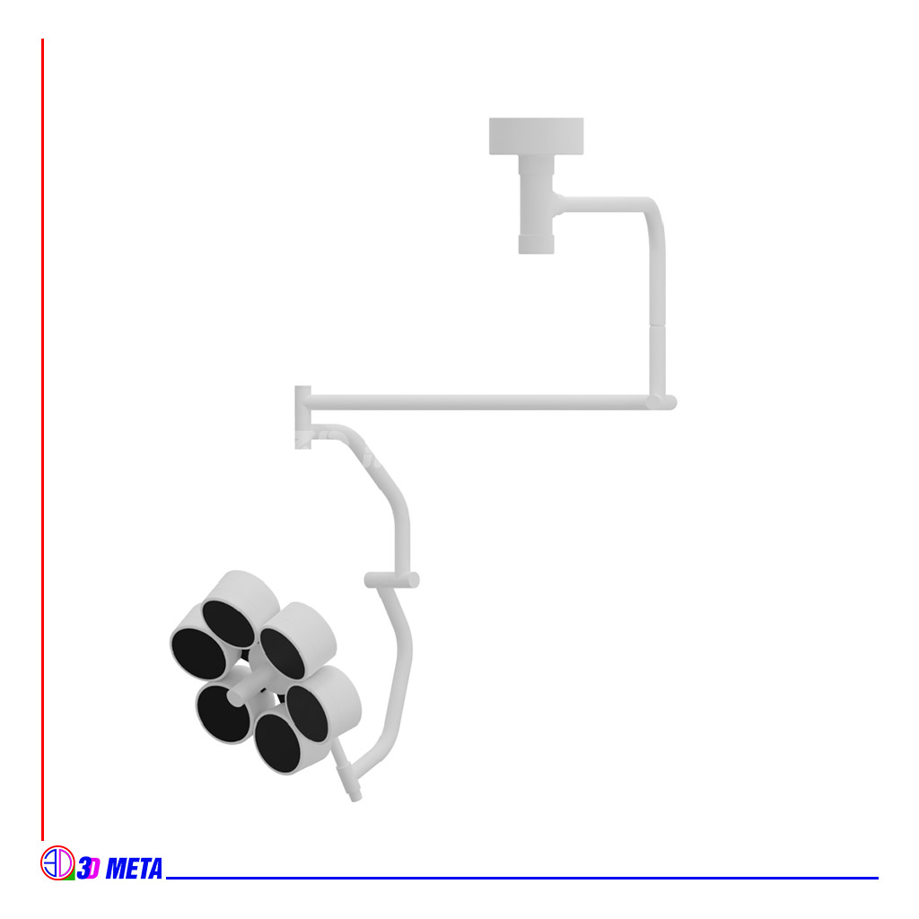 محصول مدل سه بعدی چراغ جراحی 
