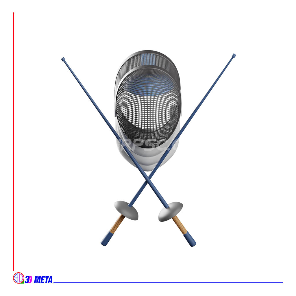 محصول مدل سه بعدی شمشیر بازی 