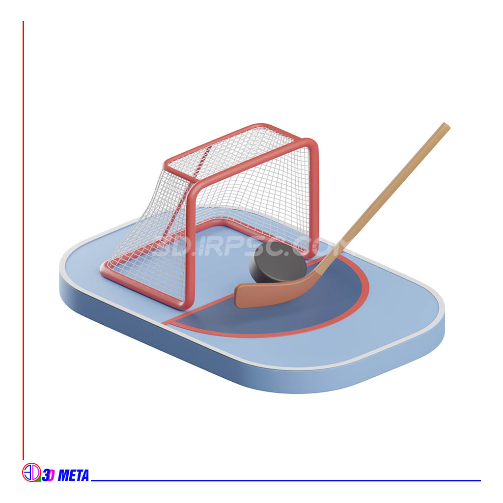 محصول مدل سه بعدی هاکی روی یخ 